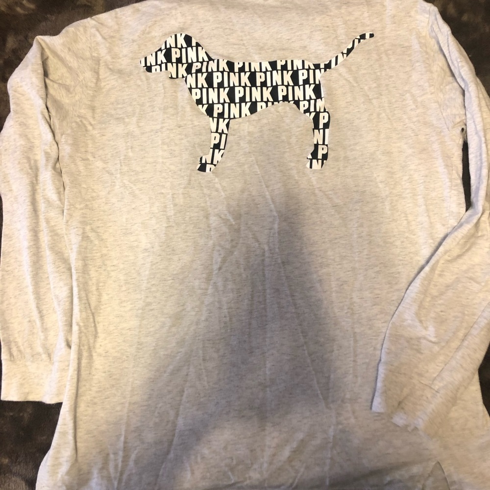 Victoria’s Secret PINK Graphic long sleeve T-shirt